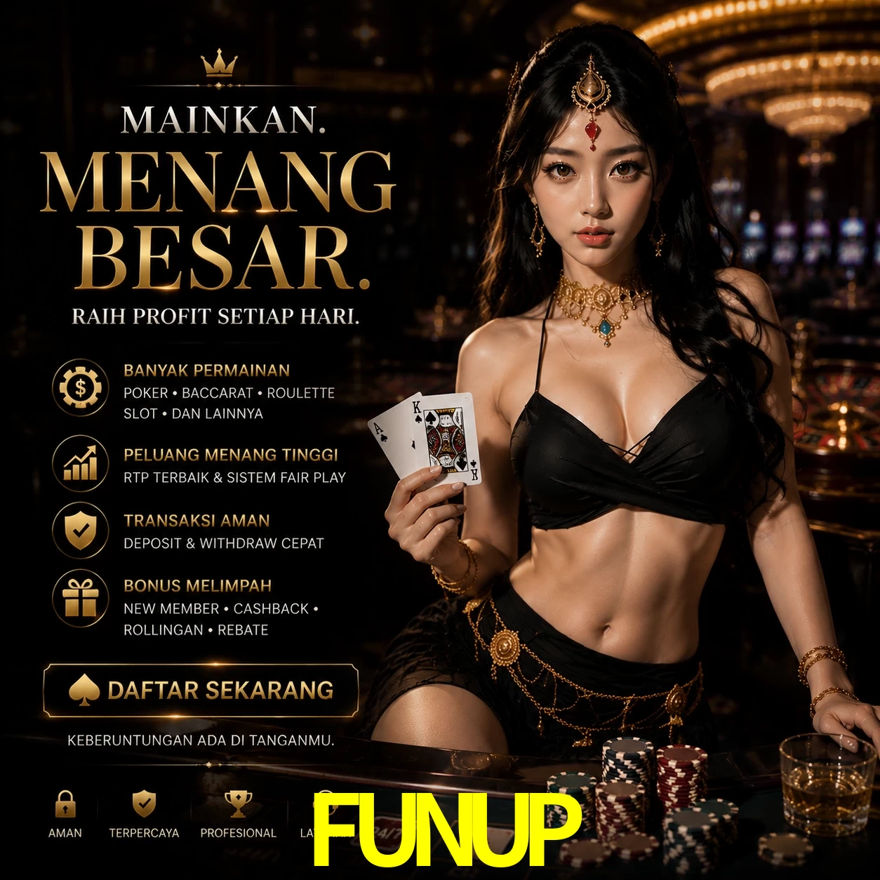 App FUNUP para Android e iOS - download grátis
