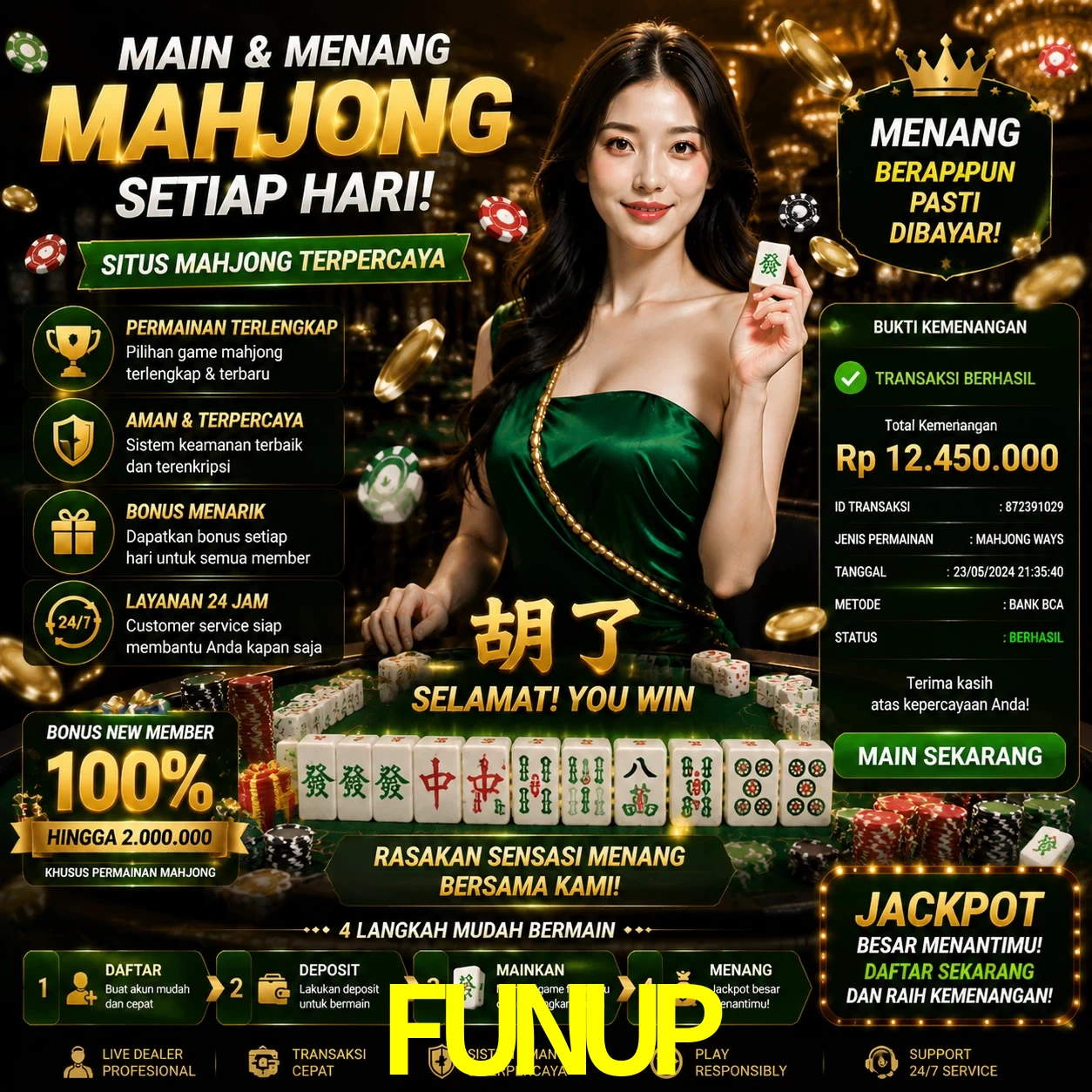Ganhar e sacar na FUNUP